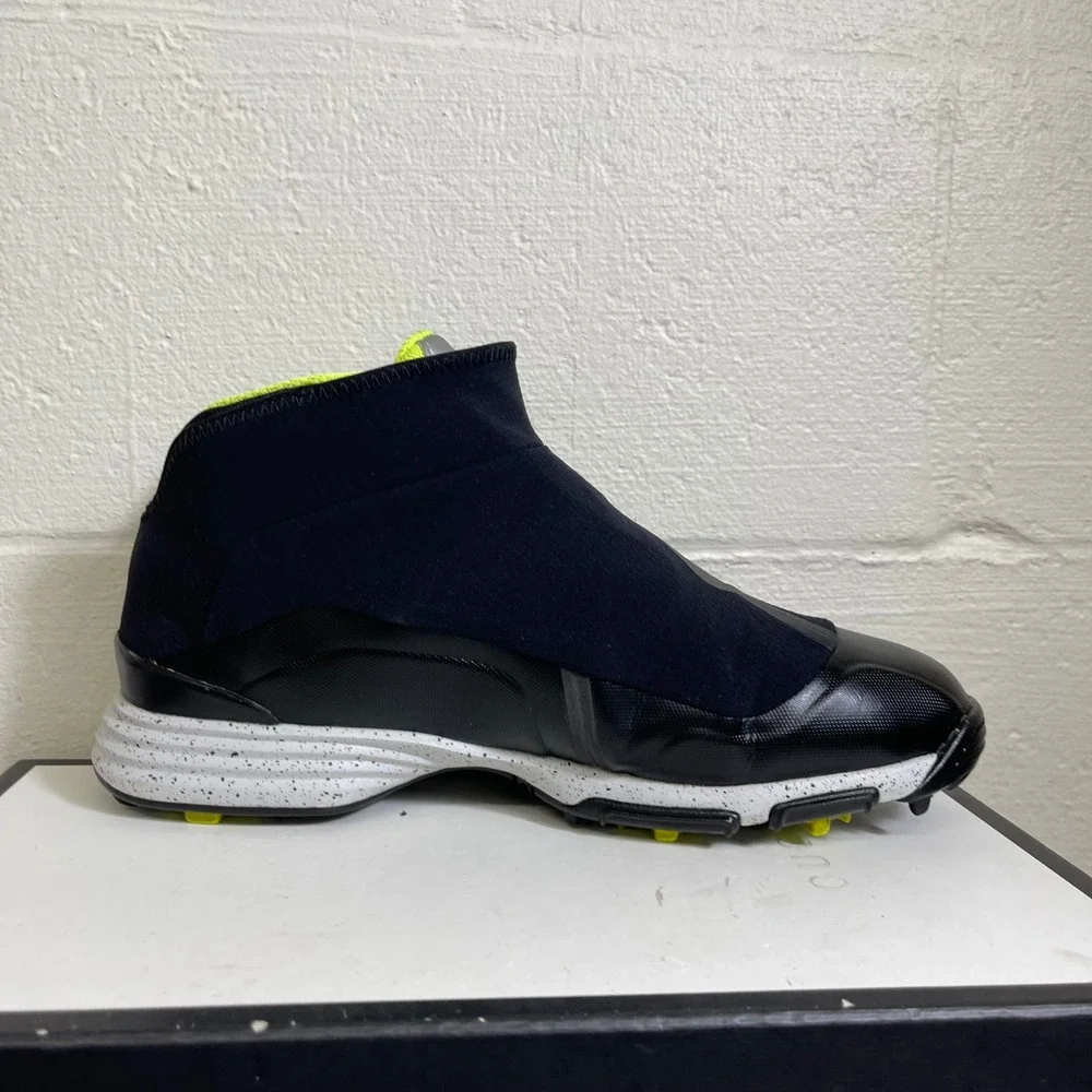 Nike Lunar Bandon II 554906-002 Golf Shoes Black Volt Sneakers Men's 10.5 W
